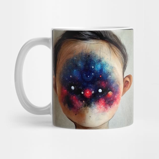 Galaxy Face by benheineart